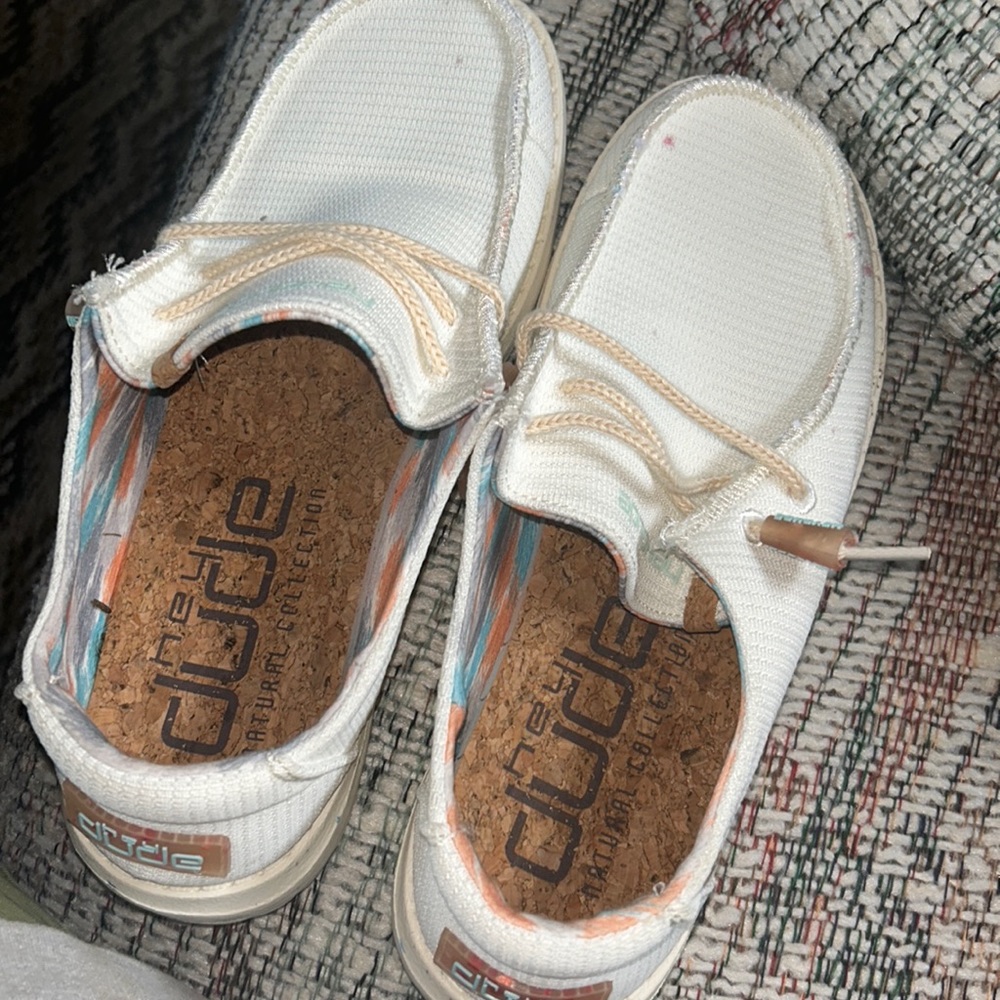 Hey Dude Wendy Eco Sox White slip ons